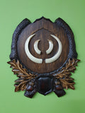 Trophy stand for wild boar DDS02, handpainted